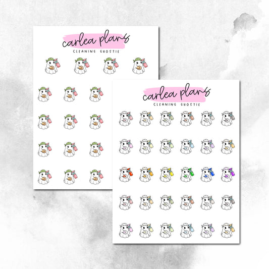 Cleaning Ghostie Character Icons
