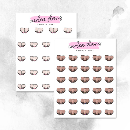 Painted Toes Icons