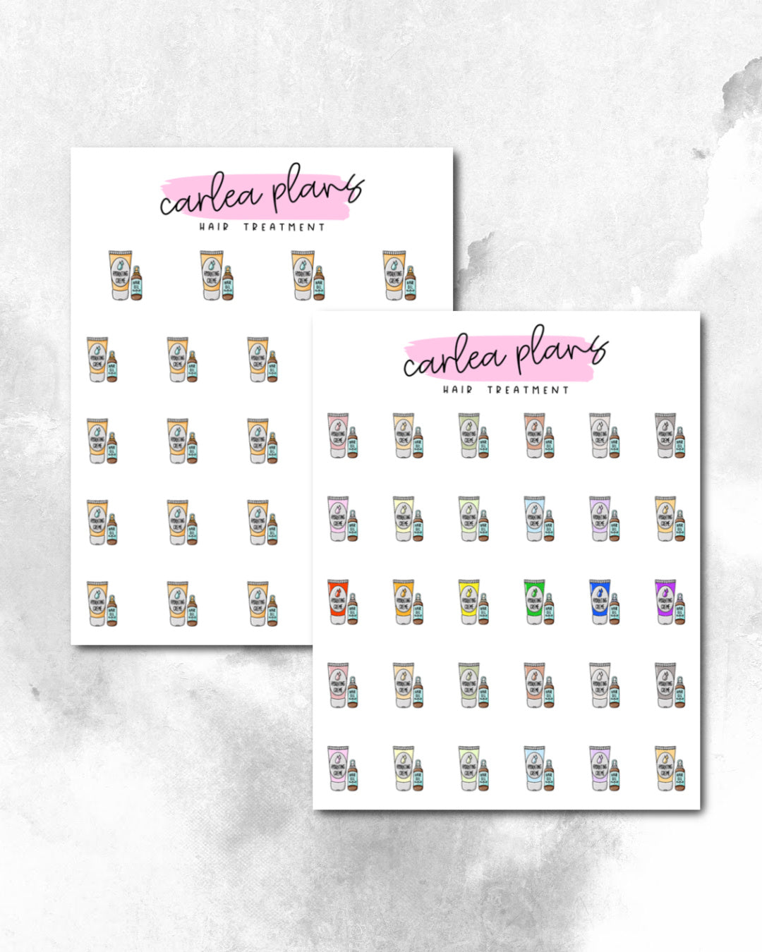 Hair Treatment Icons