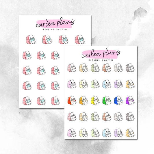 Reading Ghostie Character Icons