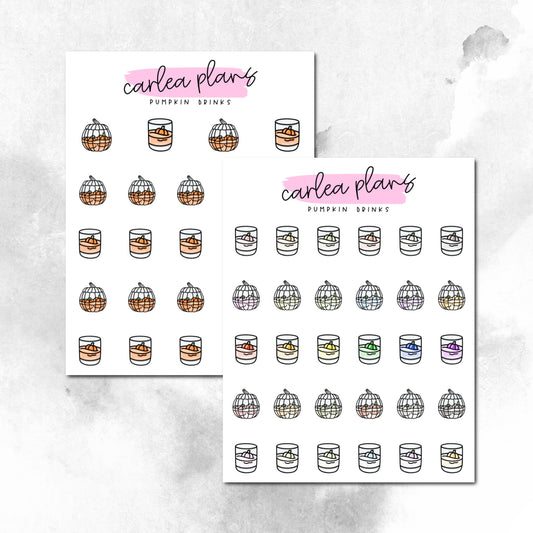 Pumpkin Drink Icons