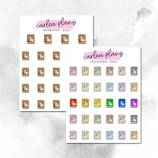 Paranormal Book Icons