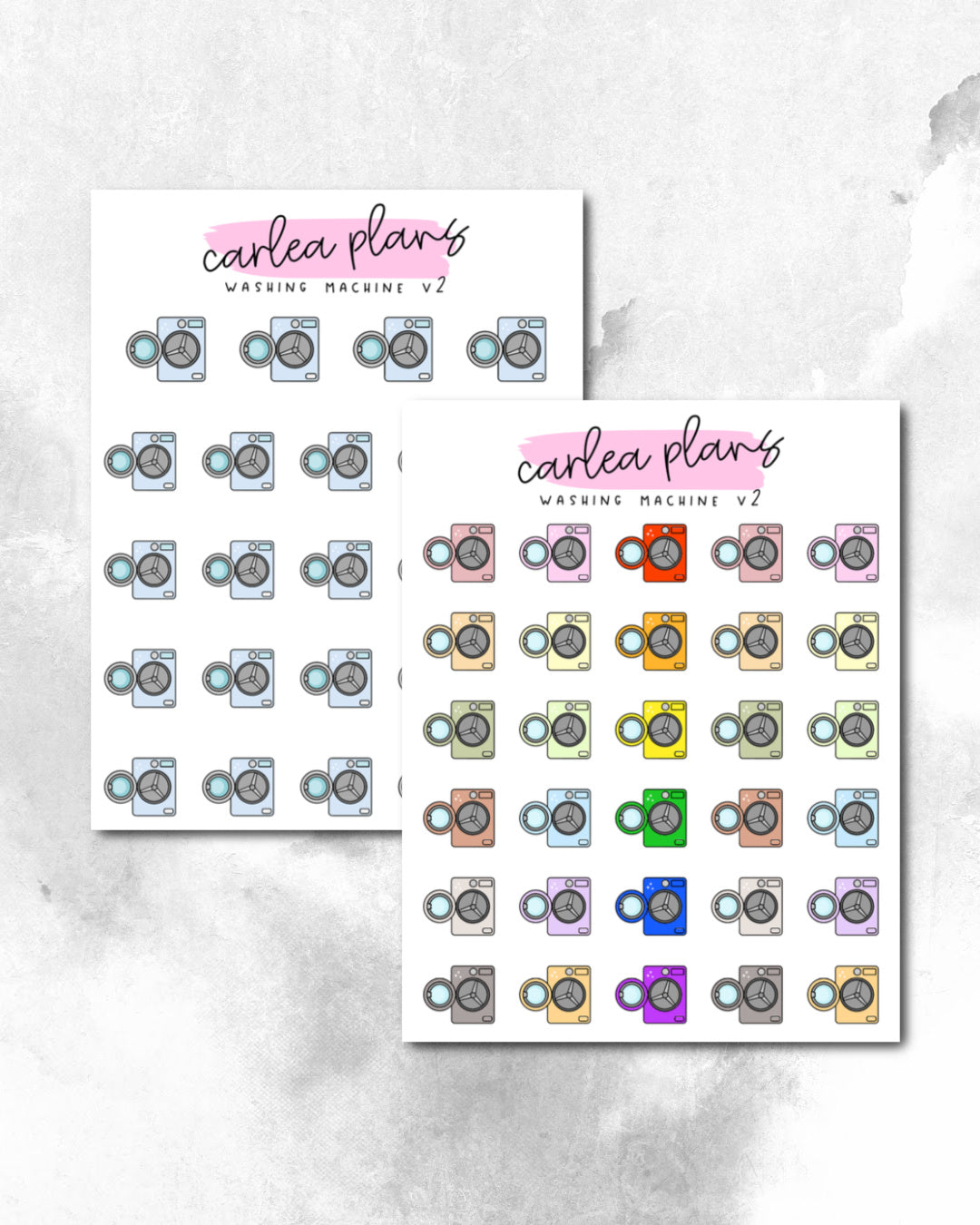 Washing Machine v2 Icons
