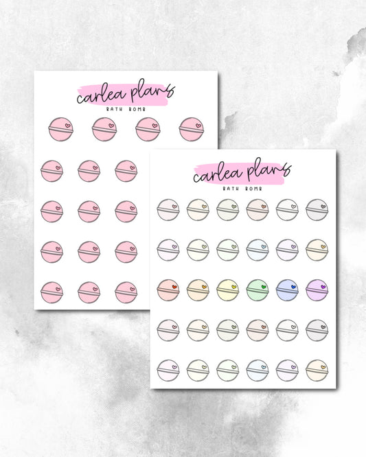 Bath Bomb Icons
