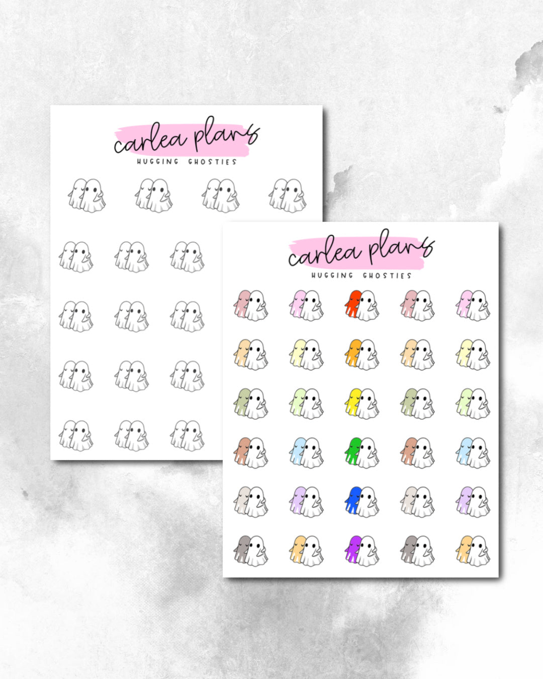 Hugging Ghostie Character Icons