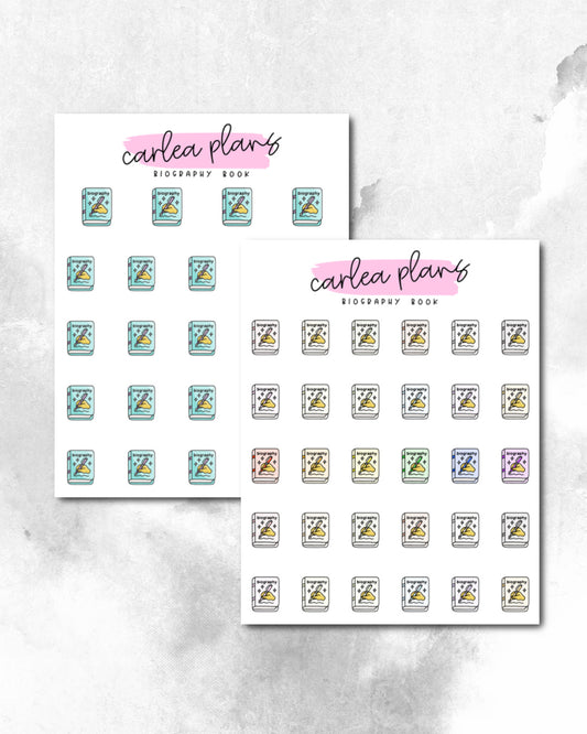 Biography Book Icons