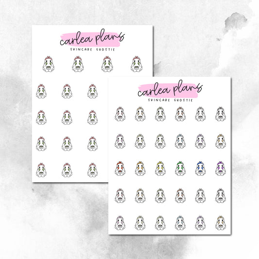 Skincare Ghostie Character Icons