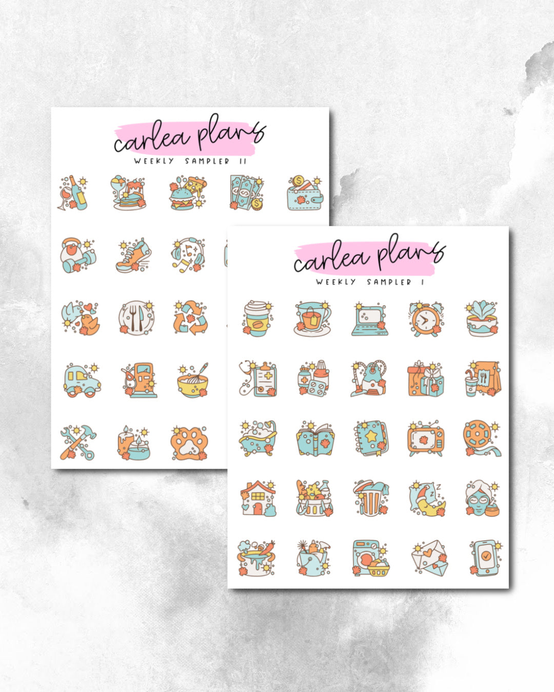 Weekly Sampler Icons | Summer