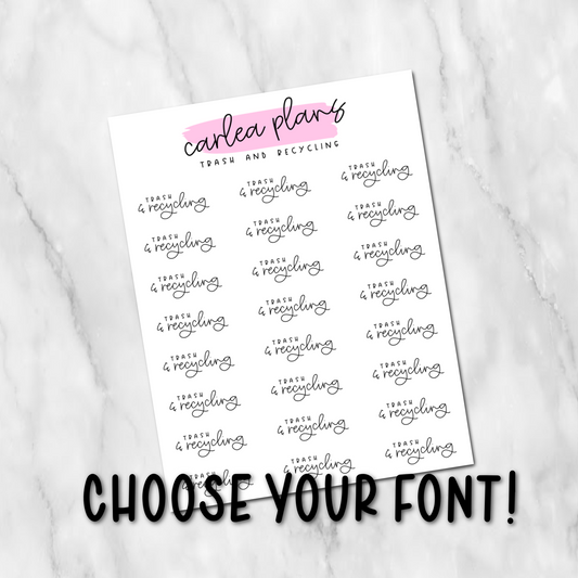 Trash & Recycling Scripts