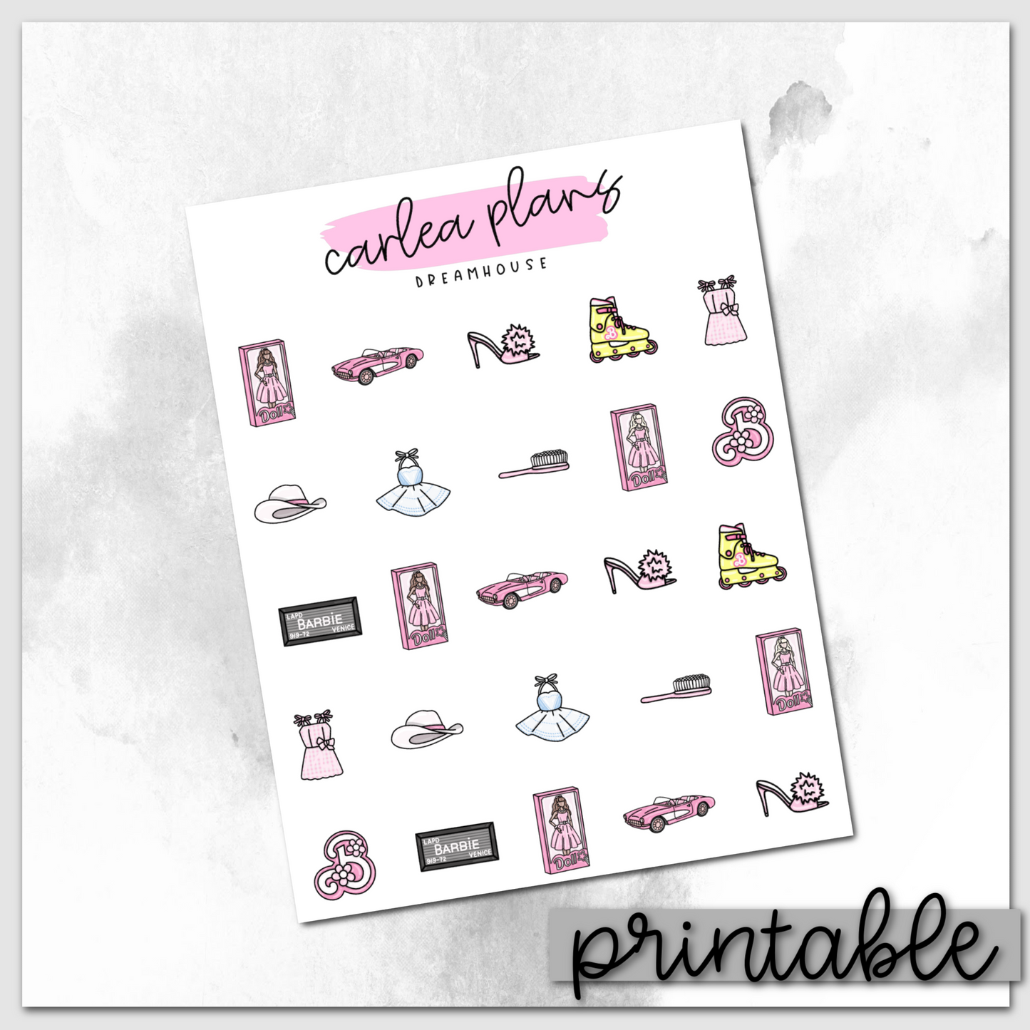 Dreamhouse Icons | Printable Icons