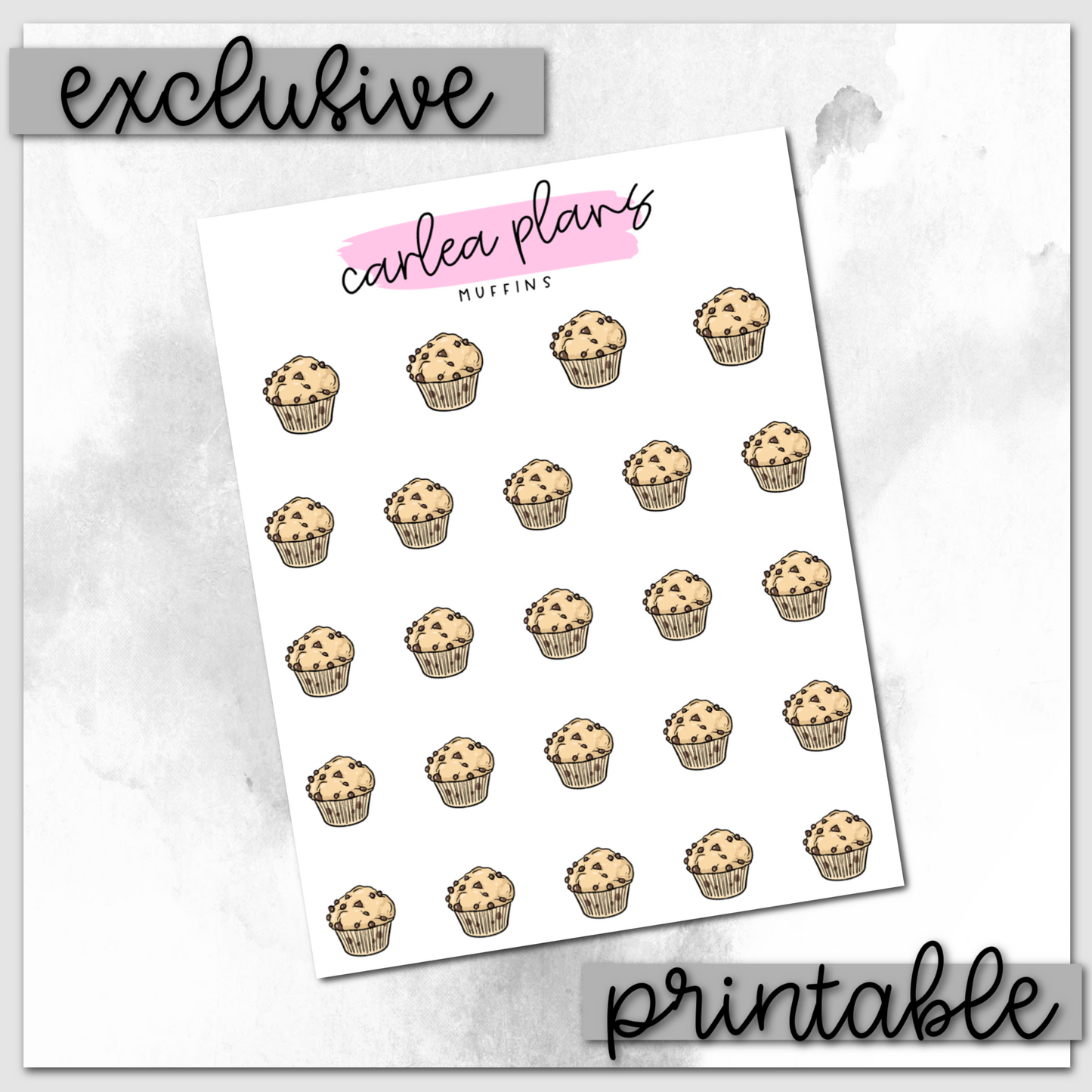 Muffin Icons | Printable Icons