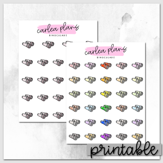 Binocular Icons | Printable Icons