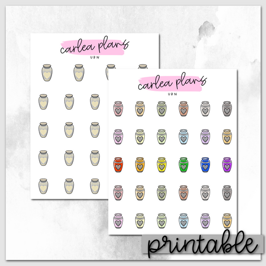 Urn Icons | Printable Icons