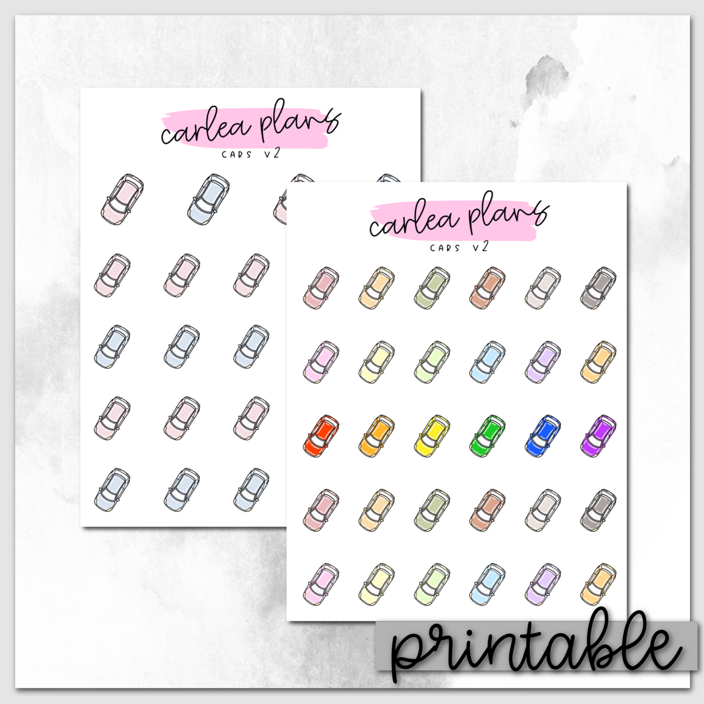 Car v2 Icons | Printable Icons