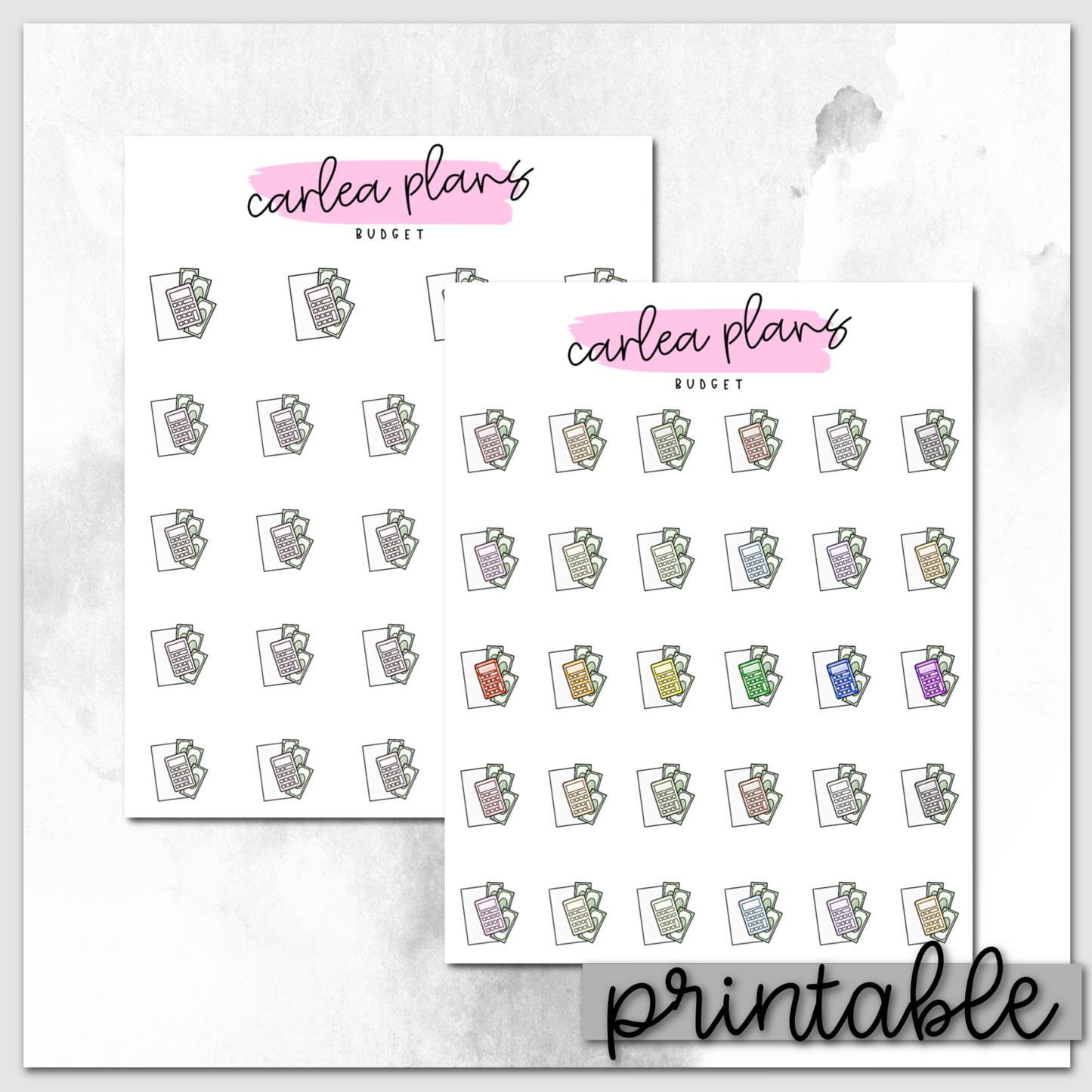 Budget Icons | Printable Icons