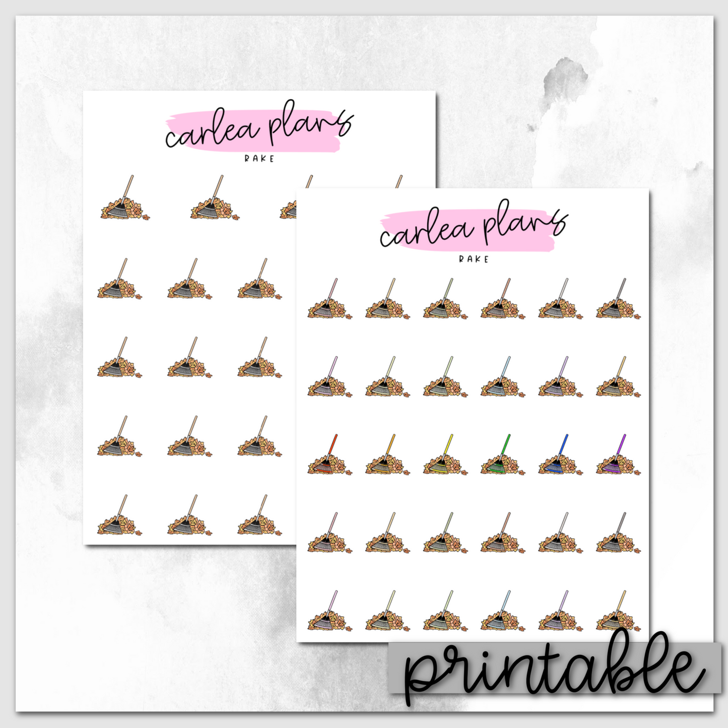 Rake Icons | Printable Icons