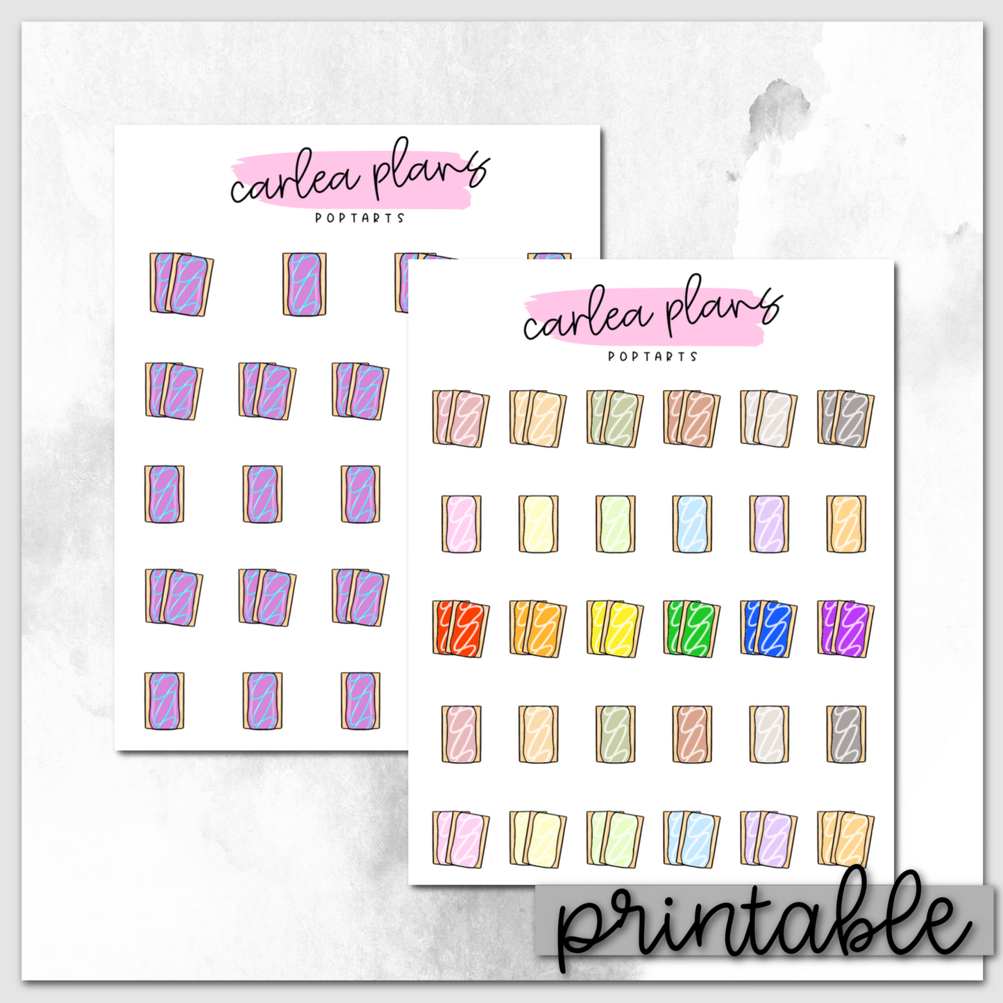 Poptart Icons | Printable Icons