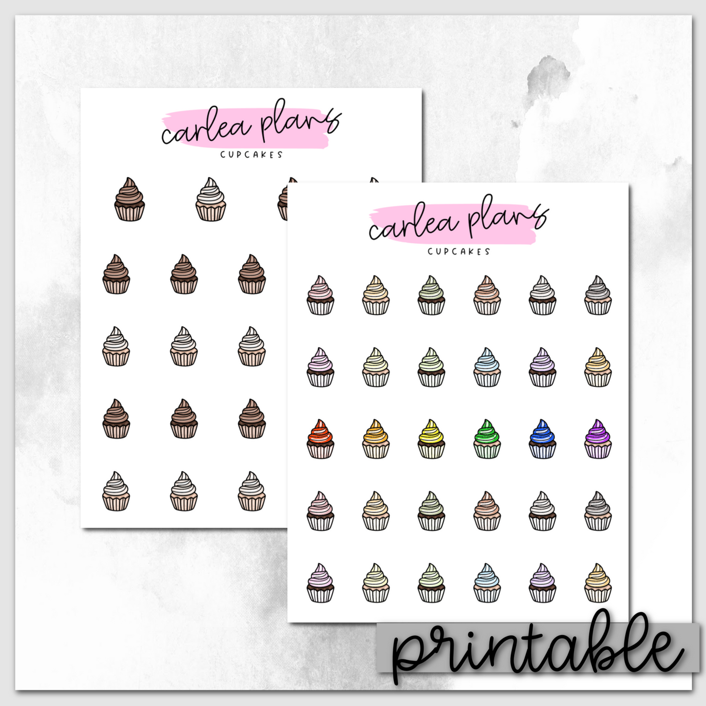 Cupcake Icons | Printable Icons