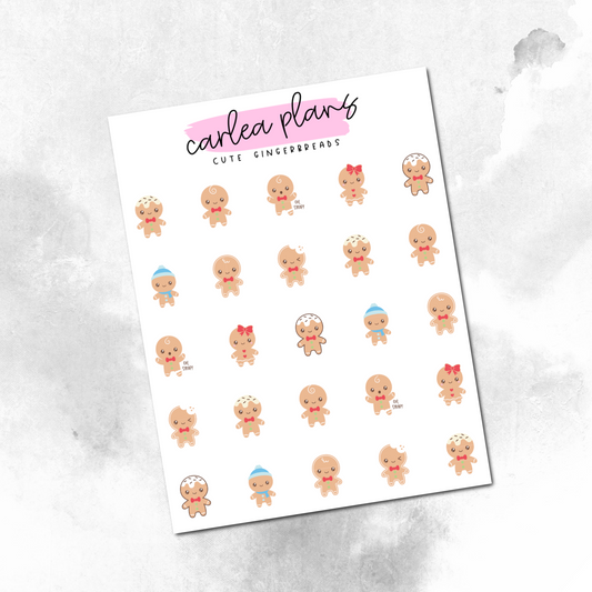 Cute Gingerbread Icons