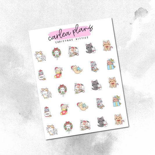 Christmas Kitties Icons