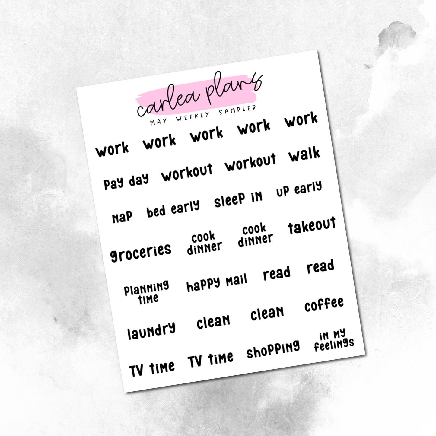 Font of the Month Week Sampler Scripts