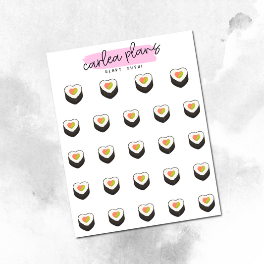 Heart Sushi Icons