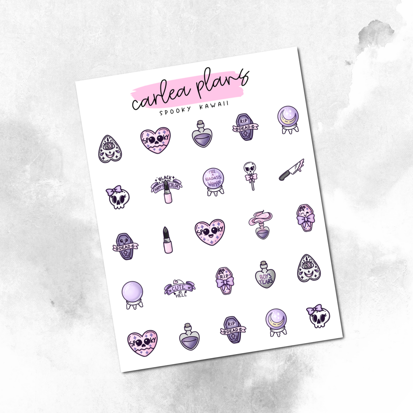 Spooky Kawaii Deco Icons