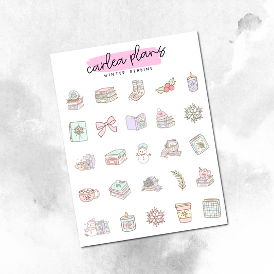 Winter Reading Deco Icons