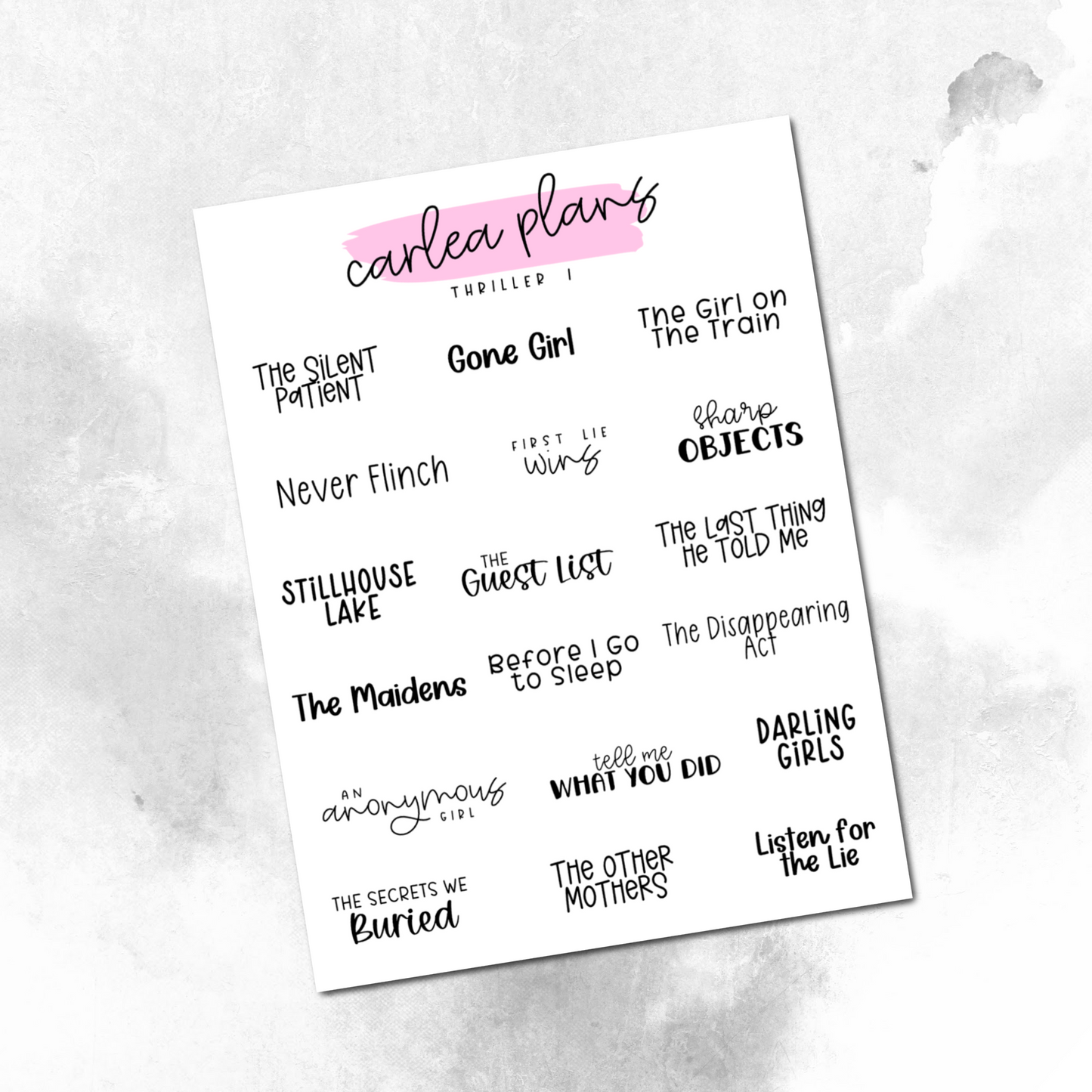 Book Bucket Lists