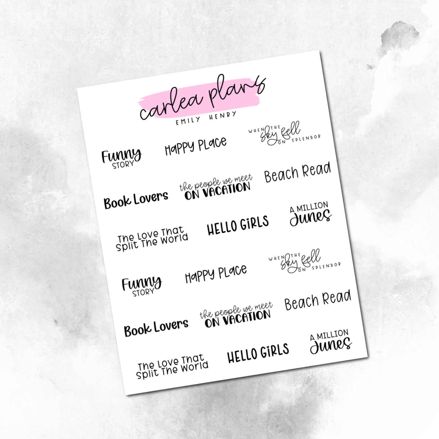 Book Bucket Lists