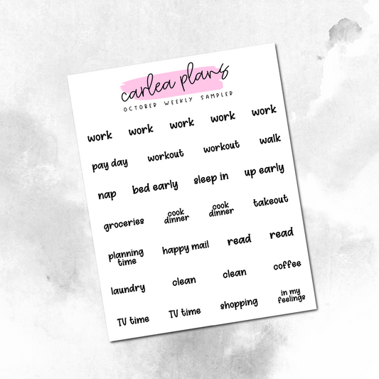 Font of the Month Week Sampler Scripts