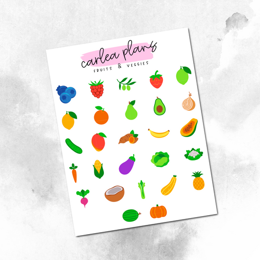 Fruit & Vegetable Icons