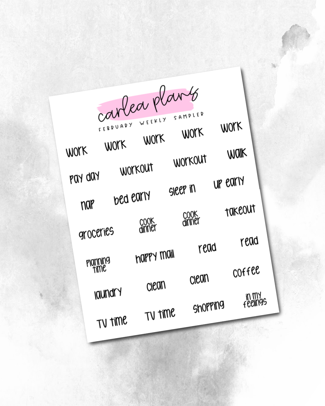 Font of the Month Week Sampler Scripts