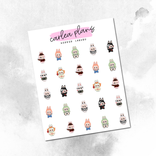 Horror Labubu Deco Icons