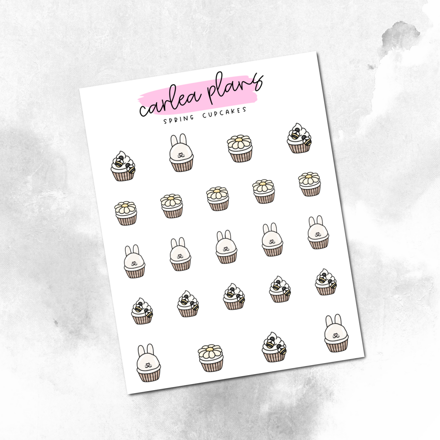 Spring Cupcake Icons