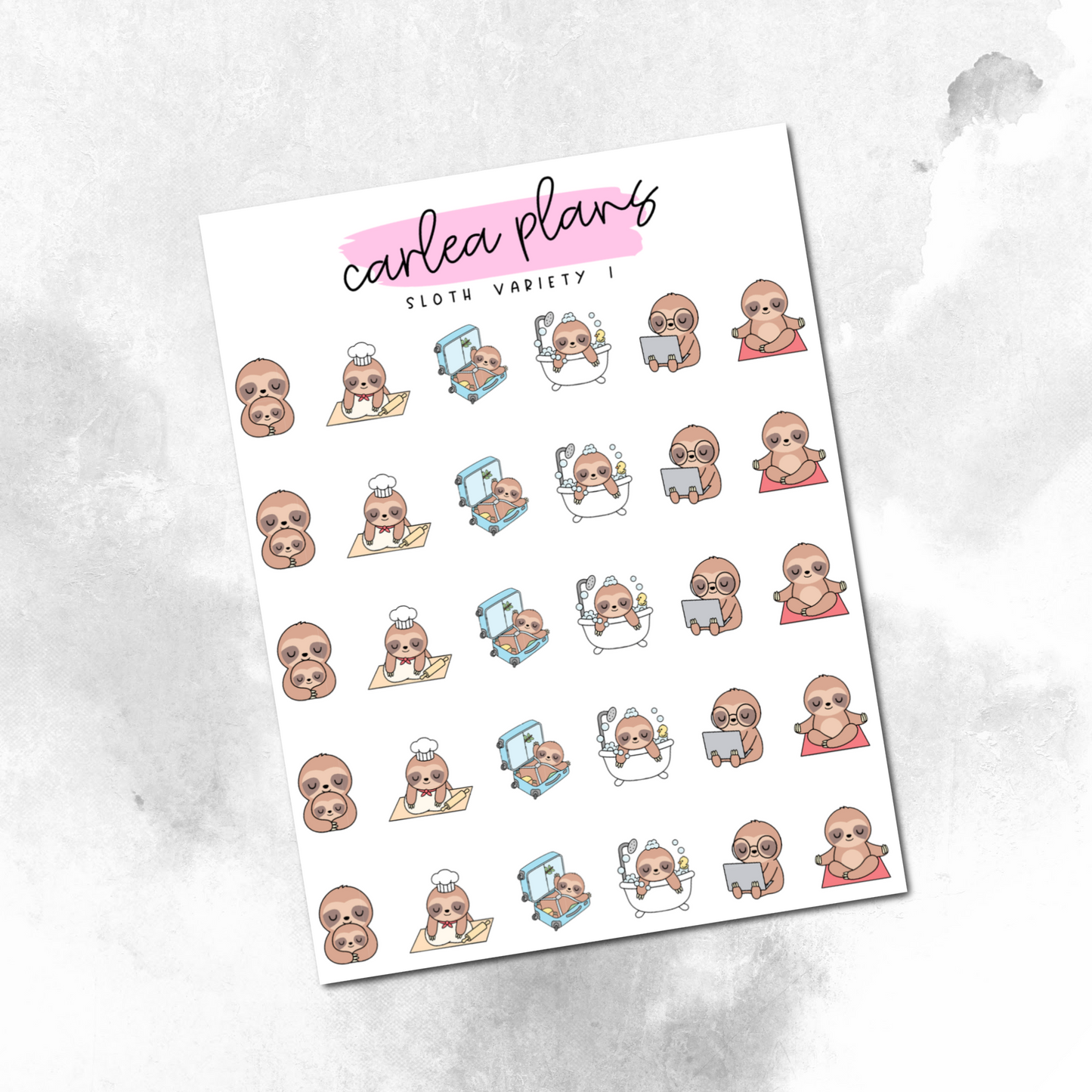 Sloth Variety I Icons