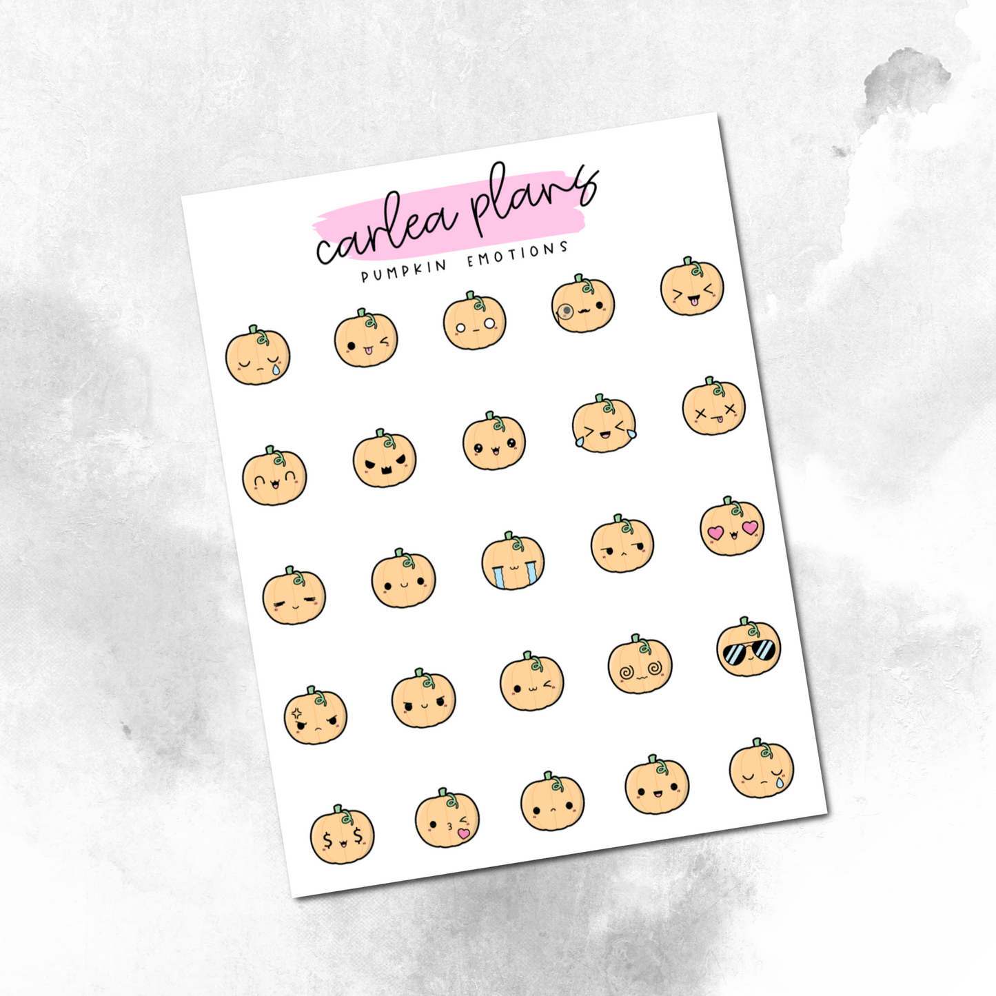 Pumpkin Emotions Icons