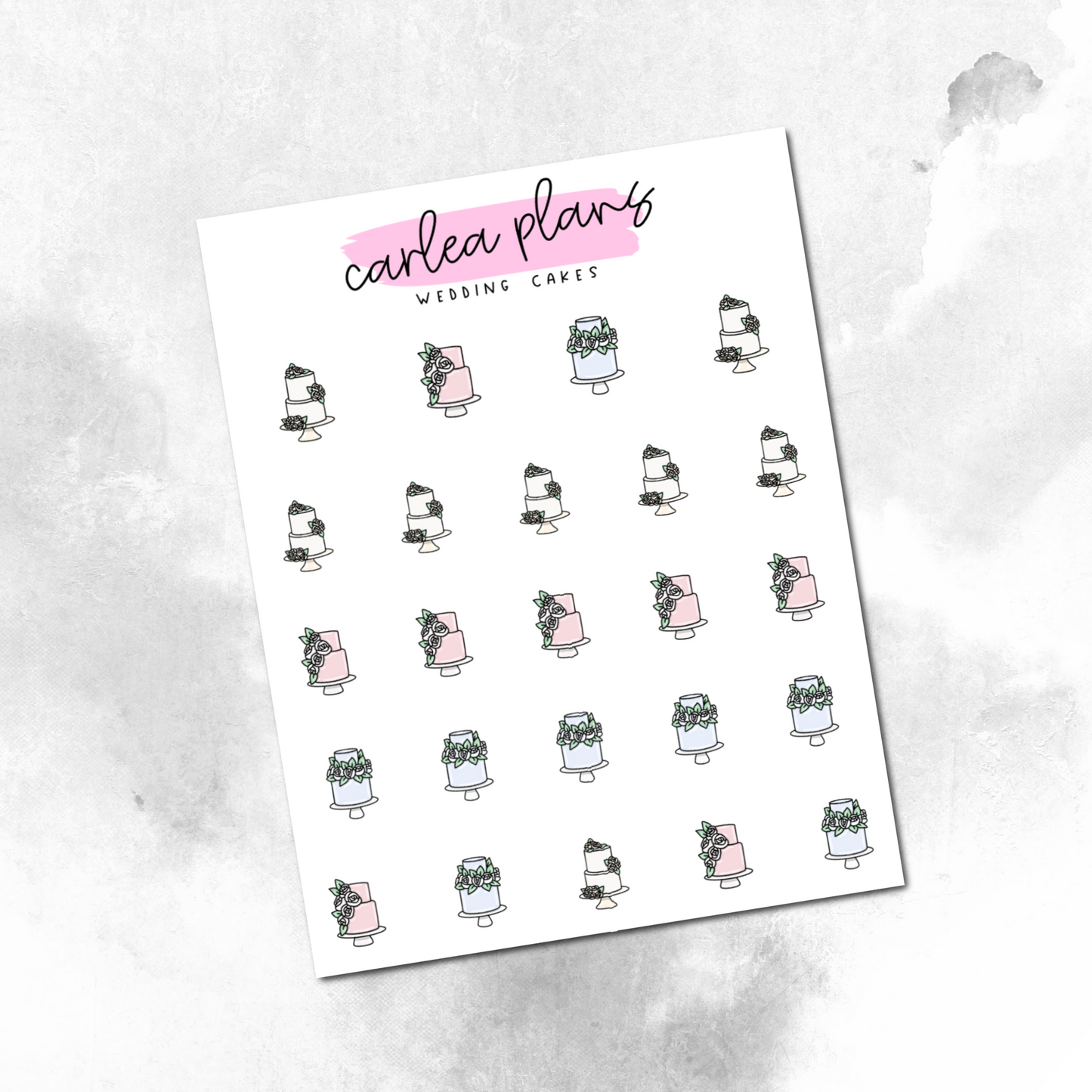 Wedding Cake Icons