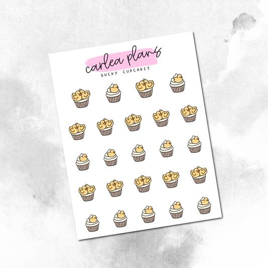 Ducky Cupcake Icons