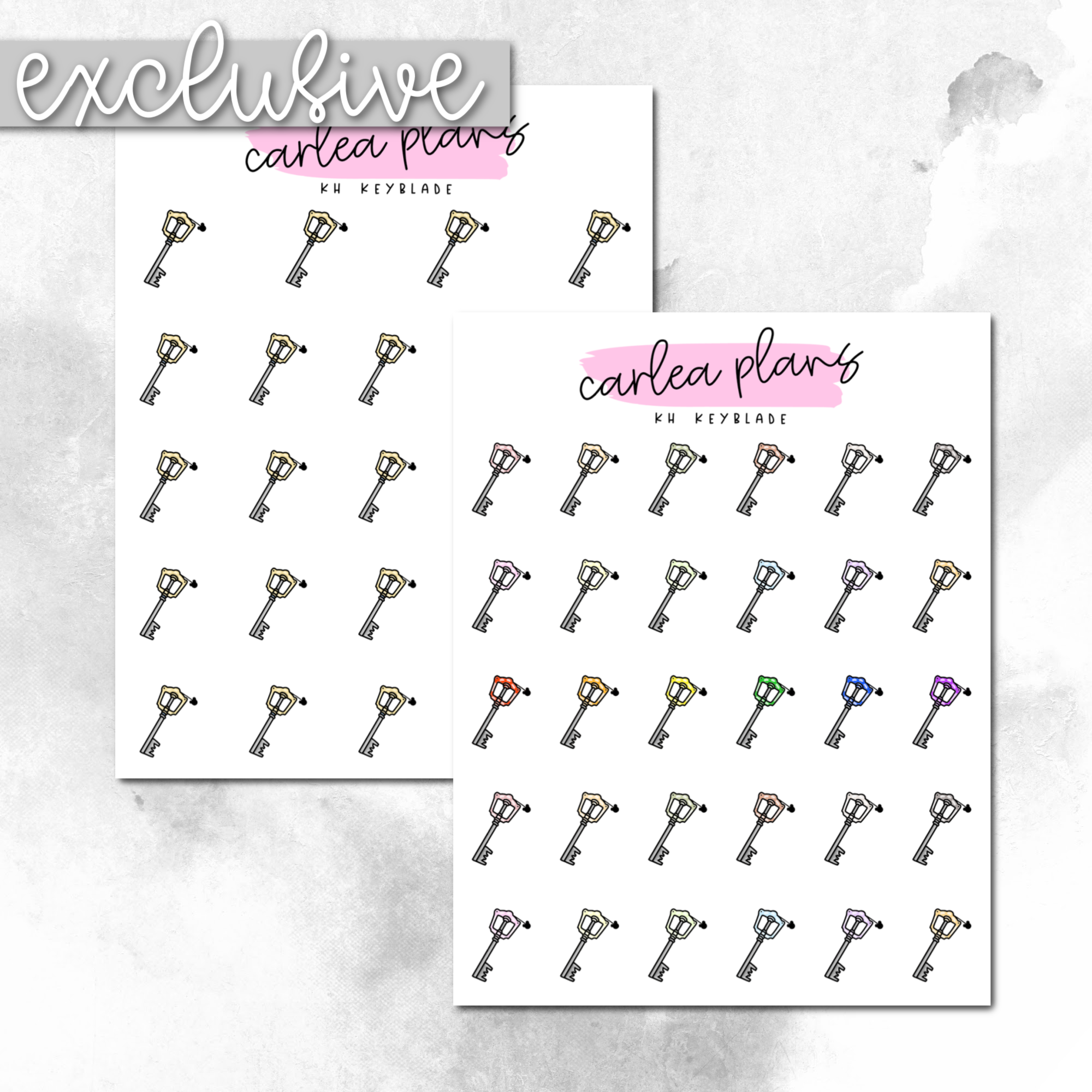 KH Keyblade Icons – CarleaPlans