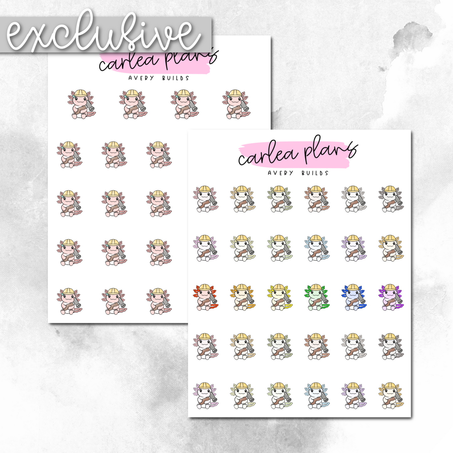 Avery Builds | Character Stickers