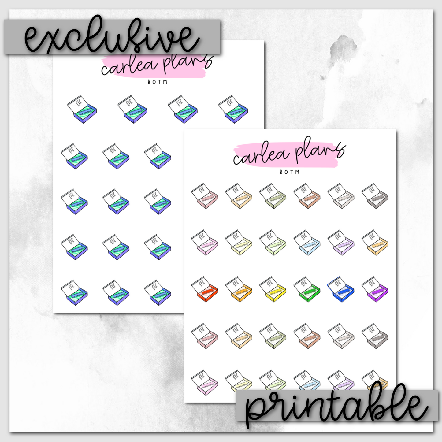 BOTM Icons | Printable Icons