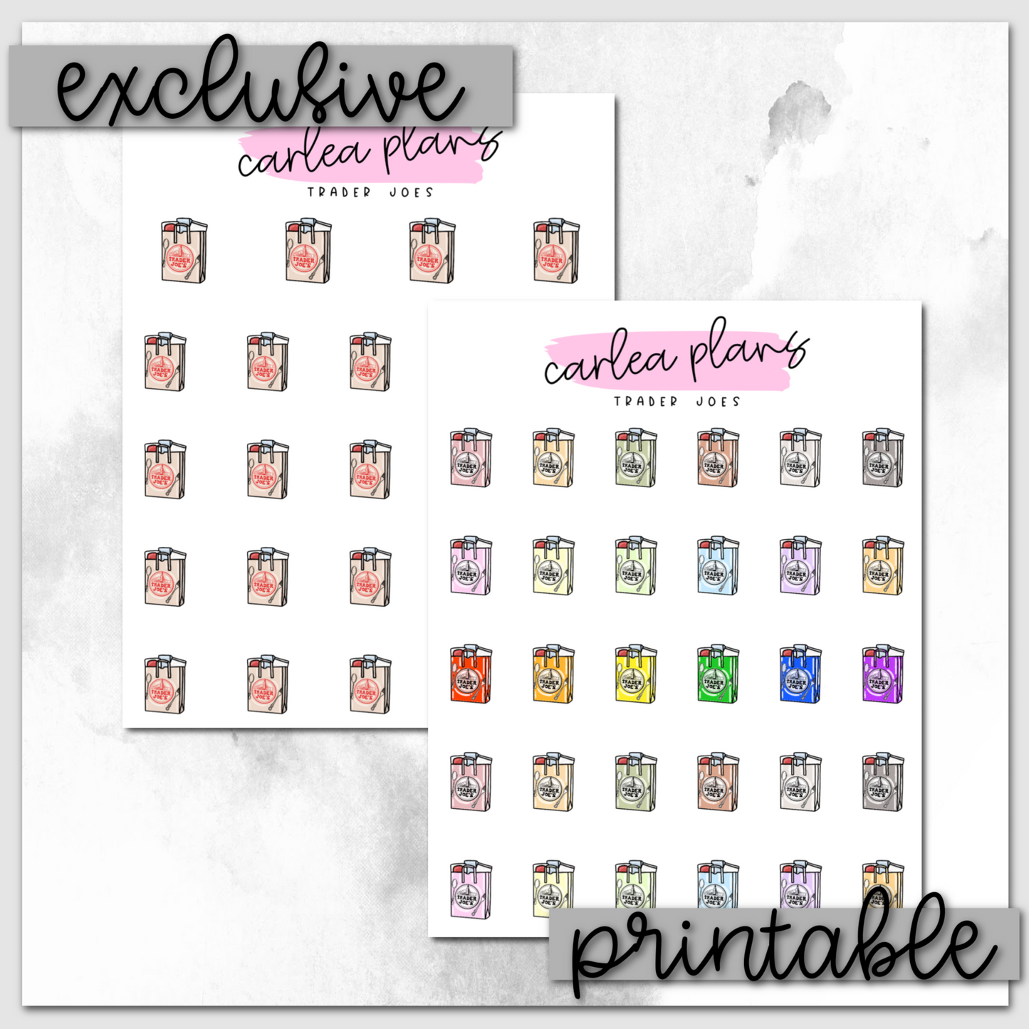 Trader Joe's Icons | Printable Icons