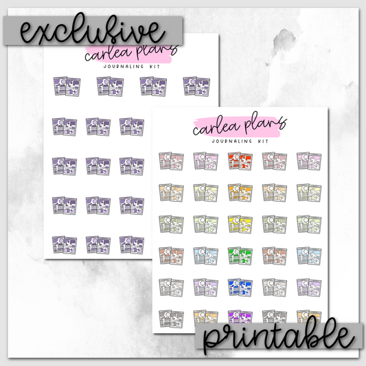 Journaling Kit Icons | Printable Icons