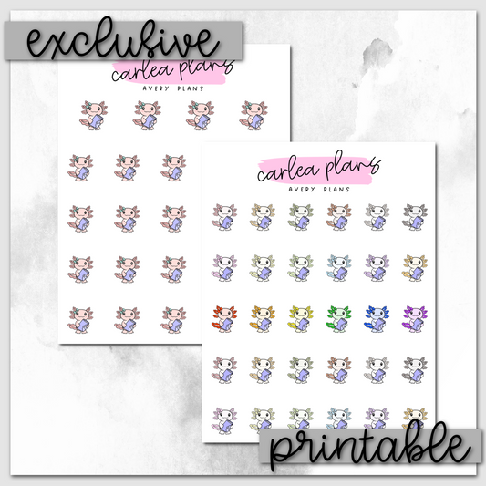 Avery Plans Icons | Printable Characters