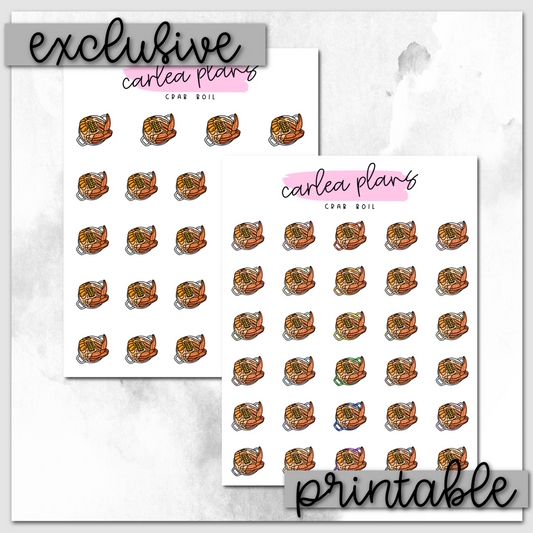 Crab Boil Icons | Printable Icons