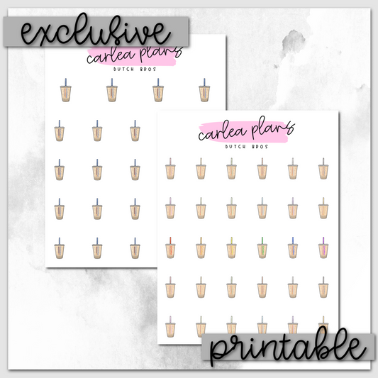 Dutch Bros Coffee Icons | Printable Icons