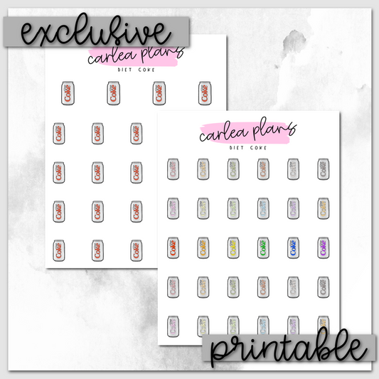 Diet Coke Icons | Printable Icons