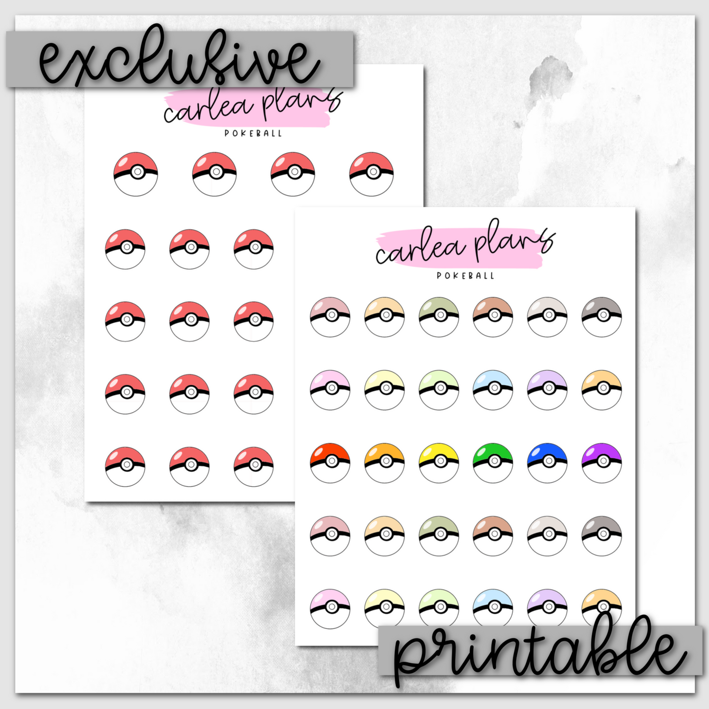 Pokeball Icons | Printable Icons