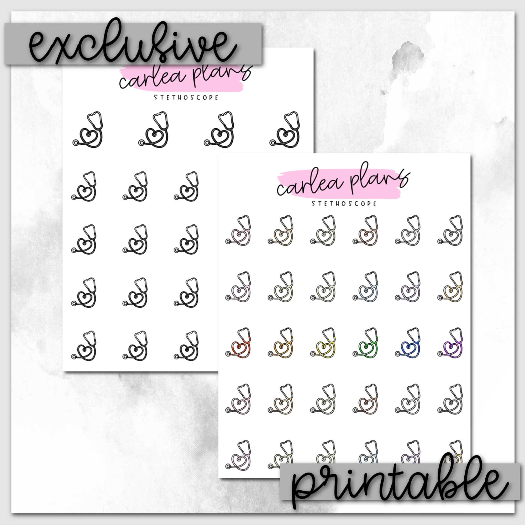 Printable Stethoscope Guide Stethoscope Icons | Printable Icons – CarleaPlans
